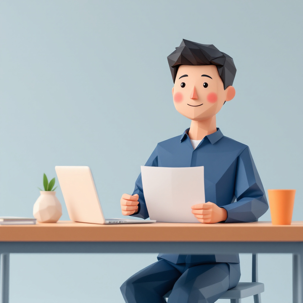 法人営業（未経験可の業界）のキャラクターイラスト